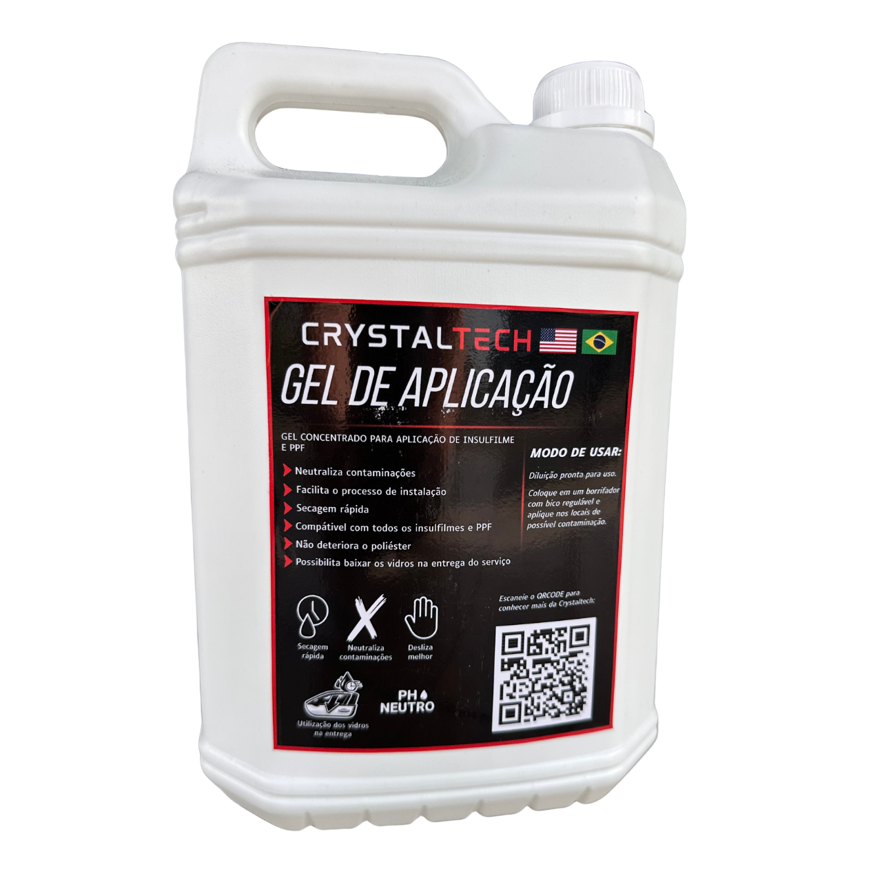 Gel de aplicação Crystaltech